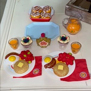 American Girl Breakfast Set